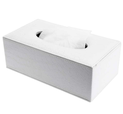 Elegant Royal PU Leather Crocodile Pattern Tissue Box