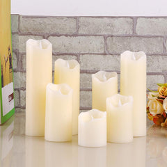 Electrical Battery Operated Paraffin Wax Led Candle