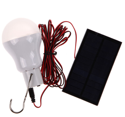 Portable Solar Power LED Bulb Lamp