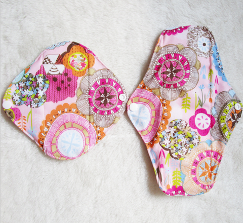 Washable Reusable Feminine Hygiene Cloth Pads