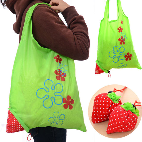 Handbag Strawberry Foldable Shopping Bags