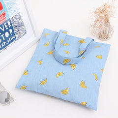 Women Fruit Canvas Shoulder Hand Cloth Bag