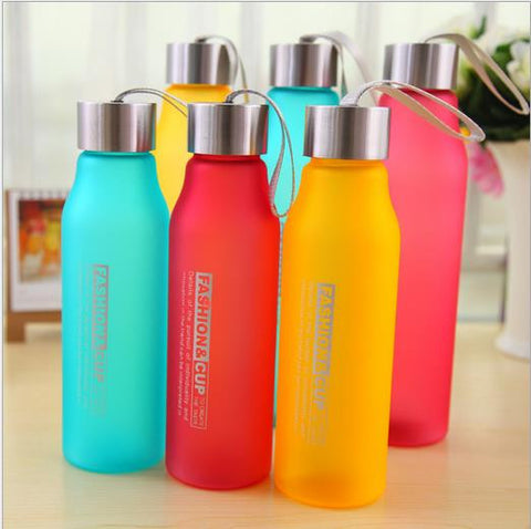 Portable Frosted Shatterproof Sport Reusabl Bottle