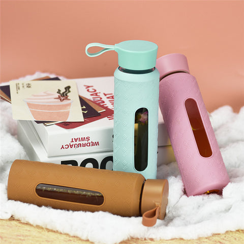 Eco-friendly Reusable Bottle With Lid Portable Drinkware