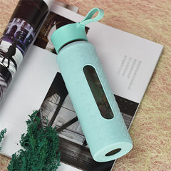 Eco-friendly Reusable Bottle With Lid Portable Drinkware