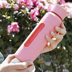 Eco-friendly Reusable Bottle With Lid Portable Drinkware