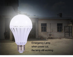 LED Smart Rechargeable E27 Emergency Light Bulb