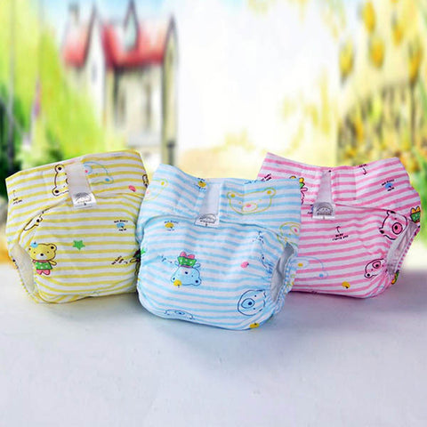 New Cute Shine Baby Infant Printed Cloth Diapers